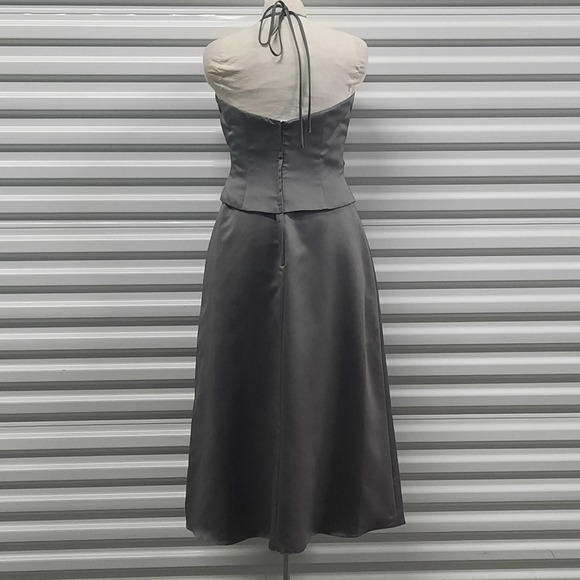 Alfred Angelo Halter Cocktail Dress Size 8 - Picture 5 of 7